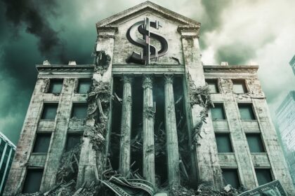 Bank som kollapsar